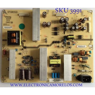 FUENTE DE PODER / VIZIO 0500-0513-1140 / N312A001L / 050005131140 / 9MC312A00FC3V3LF / 0500-0513-1140R / 9MC312A00FC3V4LF / PARTES SUSTITUTAS 0500-0507-1140 / 0500-0507-0790 / PANEL LC550WUB (JE)(A1) / MODELOS E552VLE LAUKLUAN / E552VLE LAUALUBN